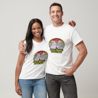 Camiseta Casal de coelhos fofos
