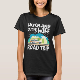 Camiseta Casal De Férias Viajante, Marido E Esposa