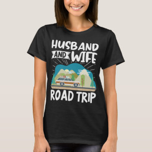 Camiseta Casal De Férias Viajante, Marido E Esposa