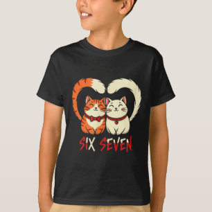 Camiseta Casal de Gatos Fofos Roupas de Rua Amor Romântico