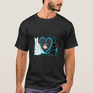Camiseta Casal de Gatos Mágicos Místicos Yin Yang 5 Ying D 
