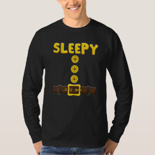Camiseta Casal de Grupo de Figuras de Halloween Fácil Anão
