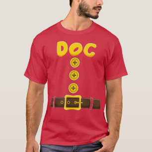 Camiseta Casal de Grupo de Figuras de Halloween Fácil Anão
