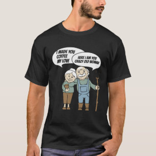 Camiseta Casal de Jardineiros Flores Plantas de Jardim Jar