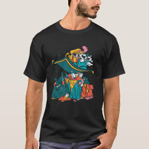 Camiseta Casal de lixão de lixo fofo