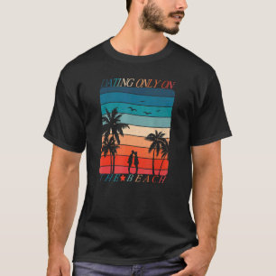 Camiseta Casal de Lua de mel Férias da Praia Tropicais 70