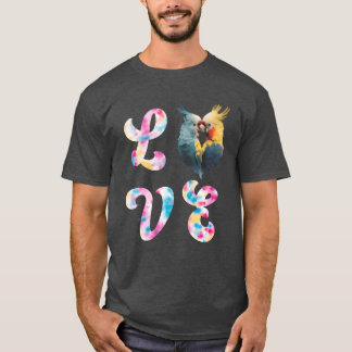 Camiseta Casal de menina com amor por cacatua cacatuas papa