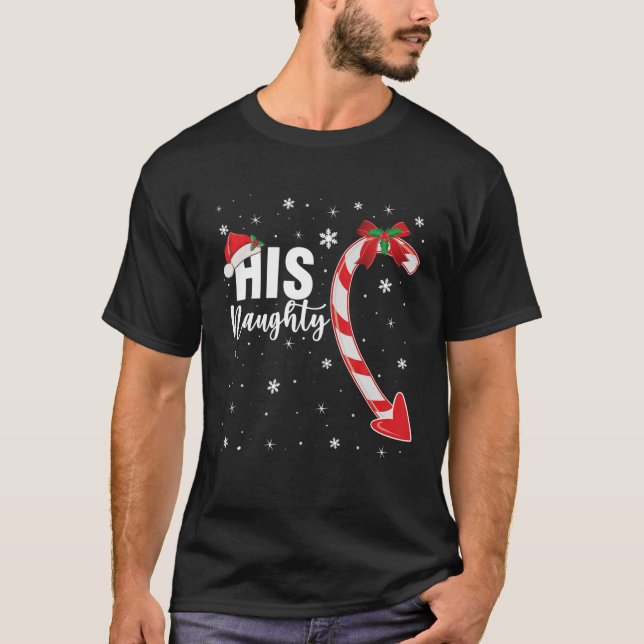 Camiseta Casal De Natal Bastante E Doido C (Frente)