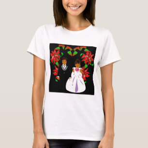 Camiseta Casal de Natal Coração I