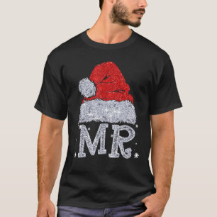 Camiseta Casal de Natal que corresponde ao Sr. e Sra. Santa