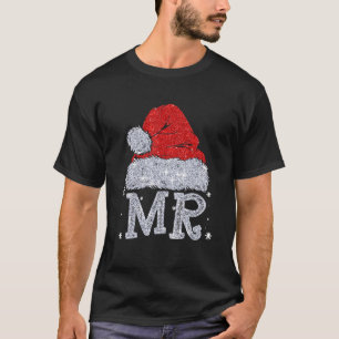 Camiseta Casal de Natal que corresponde ao Sr. e Sra. Santa