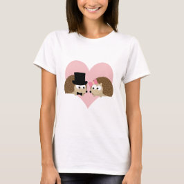 Camiseta Casal de ouriços fofos