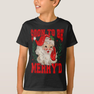Camiseta Casal de Papai Noel Antigo Natal Logo Será Casado