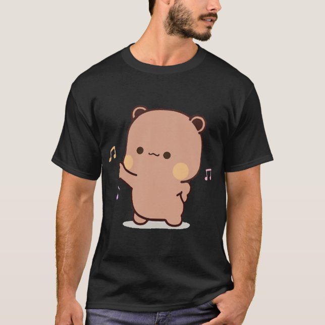 Camiseta Casal Do Urso De Panda E Brownie(3) (Frente)
