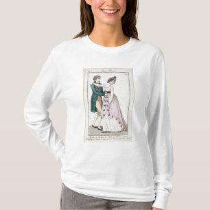 Camiseta Casal elegante que dança a valsa