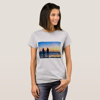 Camiseta Casal em Beach Design
