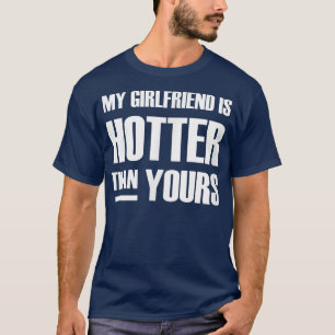 Camiseta Casal Engraçado MEU NAMORADA É MAIS QUENTE QUE O S