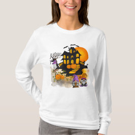 Camiseta Casal Gnomo, Casa Assombrada, Fantasma, Jack O'Lan