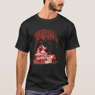 Camiseta Casal Gnomo De Namorados Bonito No Red Truck Love