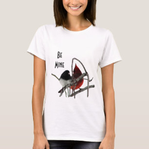 Camiseta Casal ímpar - Pássaros no Bush T-S... - Personaliz
