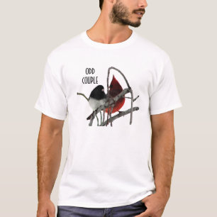 Camiseta Casal impar - pássaros no t-shirt de Bush