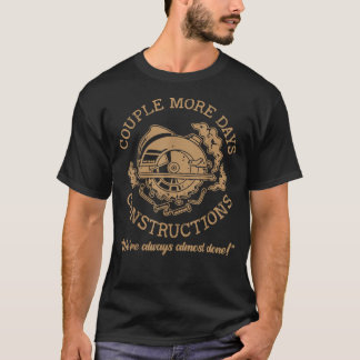 Camiseta Casal mais dias de construção nós somos quase semp