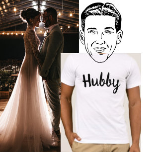 Camiseta Casal Marido Casamento