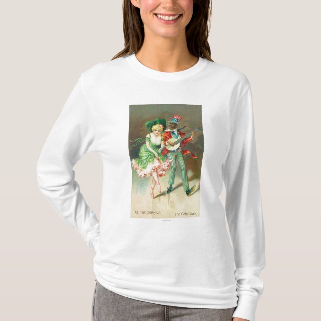 Camiseta Casal no traje que faz a Bolo-Caminhada (Frente)