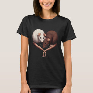 Camiseta Casal Pequeno Roedor Pet Feliz Rato Bonito