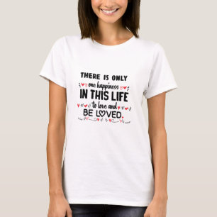 Camiseta Casal Presente Há Apenas Uma Felicidade