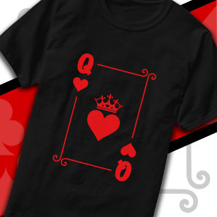 Camiseta Casal Rainha Matching Rainha dos Corações
