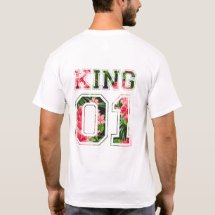 Camiseta casal rei e rainha