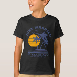Camiseta Casal Romântico - Casamento 20 Anniversa