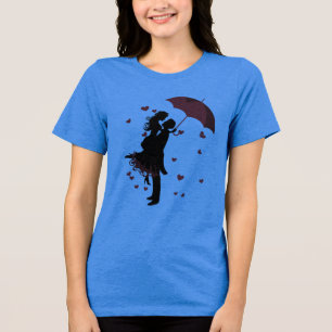 Camiseta Casal Romântico Frente a Frente   Amor & 