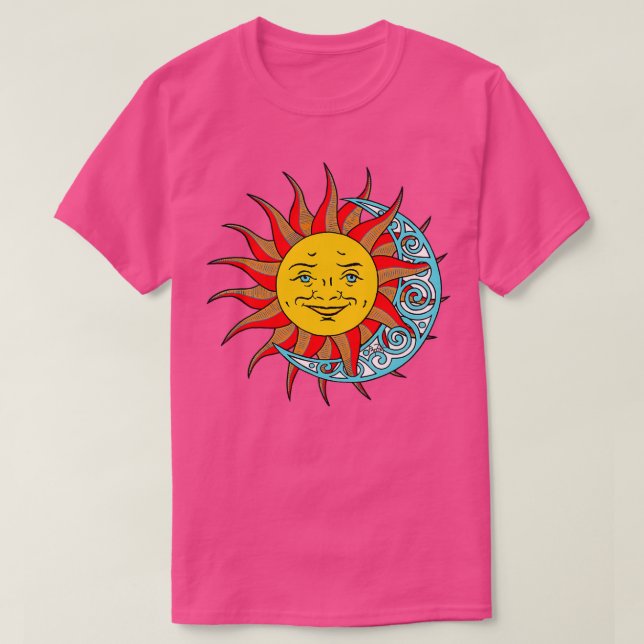 Camiseta Casamento Alquímico Sol e Lua (Frente do Design)