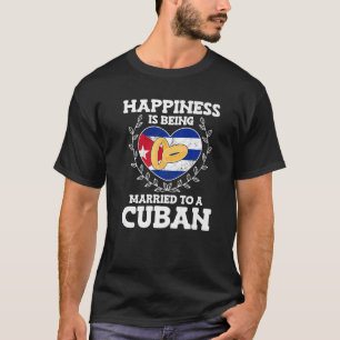 Camiseta Casamento Aniversário Casado Com Uma Mulher Cubana