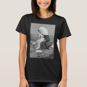 Camiseta Casamento Antigo, Recém-casados à Beira-Mar
