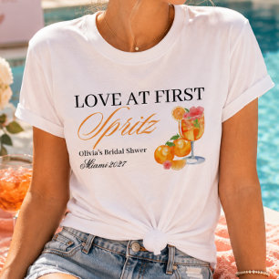 Camiseta Casamento ao Primeiro Spritz Chá de Noiva 
