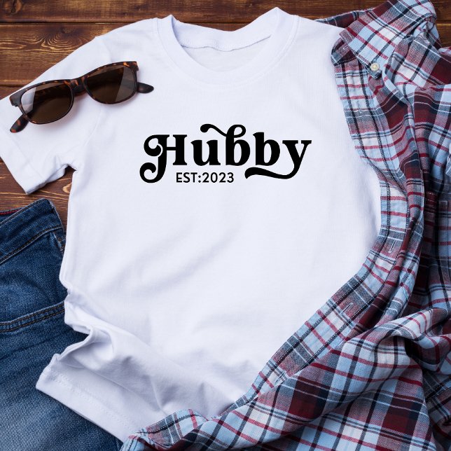 Camiseta Casamento com Marido Ano da Lua de mel (Criador carregado)