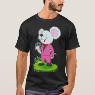 Camiseta Casamento da Flor do Mouse Groom