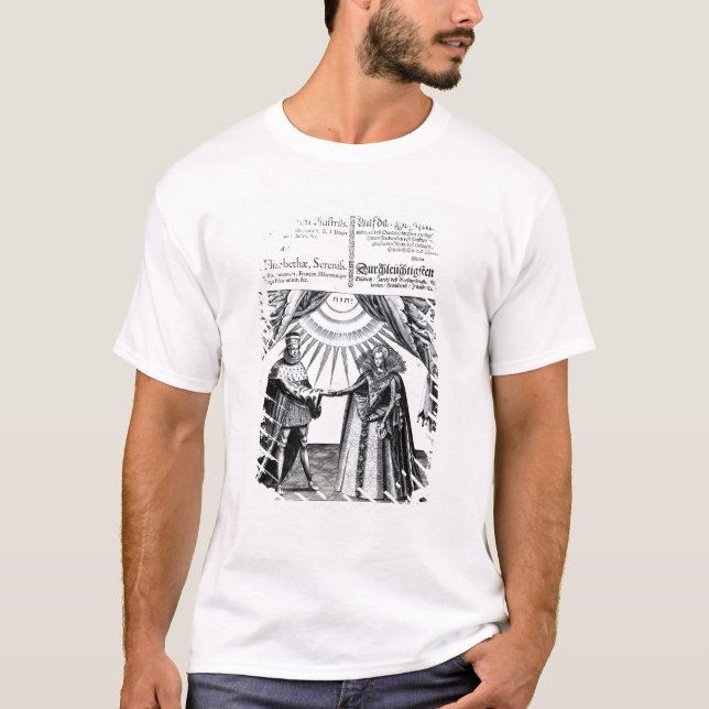 Camiseta Casamento da princesa Elizabeth (Frente)