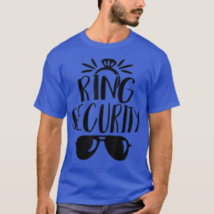 Camiseta Casamento da Rapariga do Anel de Segurança do Casa