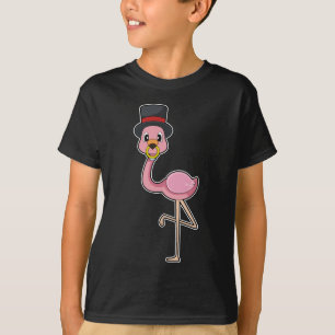 Camiseta Casamento de Casamento Flamingo Groom