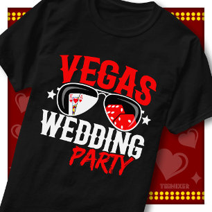 Camiseta Casamento de Destino Las Vegas Festa de Despedida