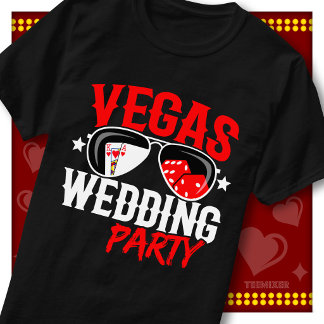 Camiseta Casamento de Destino Las Vegas Festa de Despedida