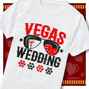 Camiseta Casamento de Destino Vegas Noiva Noivo Lua de Mel