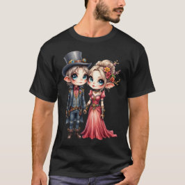 Camiseta Casamento de Elfo Steampunk Caprichoso