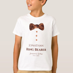 Camiseta Casamento de empate de ouro divertido