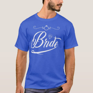 Camiseta Casamento De Festa de solteira Br De Noiva Groom