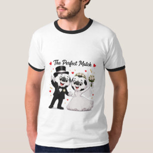 Camiseta Casamento de Futebol Casal